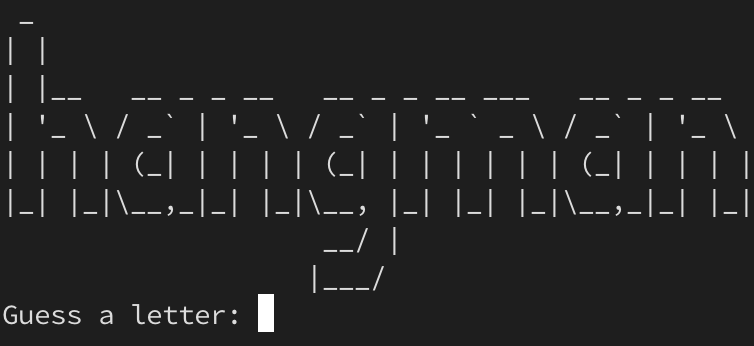 Hangman game preview